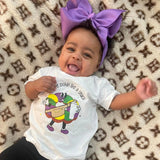 Mardi Gras King cake kids shirt