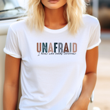 Unafraid I know who holds tomorrow T-Shirt white bella & canvas