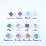 birth stone options - photographed under bright white light