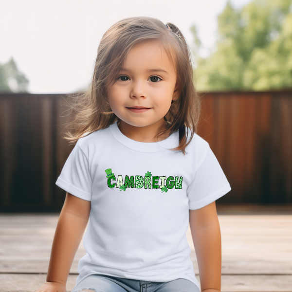 Custom St. Patrick's Day Name T-Shirt Version 2