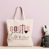 God is good tote bag