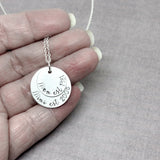 Mom Grandma Established Personalized Mom Necklace with dates