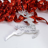 Large Reindeer Christmas Ornament