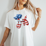 Patriotic Balloon Dog Tee – Red, White & Woof T-Shirt