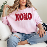 Red XOXO Valentine's Day sweatshirt