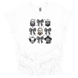 Coquette Horror Friends Halloween Graphic Tee Version 2