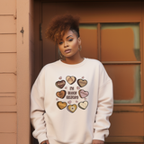 Conversation Hearts Black history sweatshirt