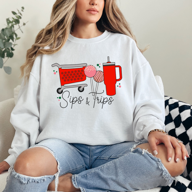 Sips & Trips sweatshirt