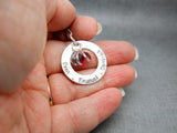 Personalized Washer Necklace with kids names, gift for mom - Sweet Tea & Jewelry