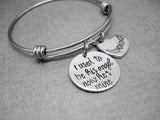 I Used To Be His Angel Memorial Bracelet | Hand Stamped Bracelet, Details