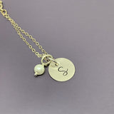 Sterling silver Bridesmaid proposal necklace