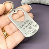 There's this girl who stole my heart key chain set, daddy's girl