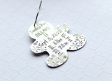 baby stats ornament