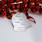 personalized mitten ornament