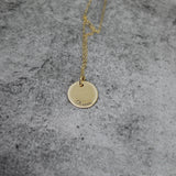 bridesmaid name necklace | flower girl necklace