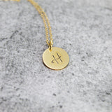 Bridesmaid initial necklace | bridesmaid proposal