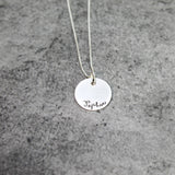 Sterling silver bridesmaid necklace | Bridesmaid gift