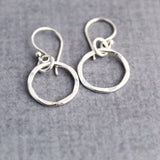 sterling silver karma earrings