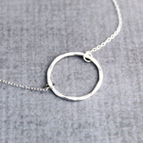 Sterling silver Karma necklace