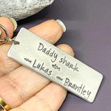 Daddy Shark key chain