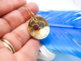 Personalized 14kt Gold filled mothers necklace with kids names - Delena Ciastko Designs