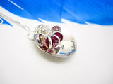 Grandmother Necklace with Birthstones | Custom Necklace, Side View