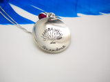 Grandmother Necklace with Birthstones | Custom Necklace, Details