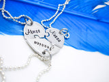 3 Best Friends Puzzle Piece Necklace Set - Flat Lay