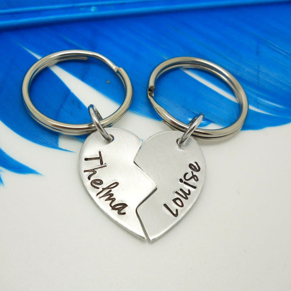 Thelma and Louise 2 piece key chain set