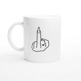 Feeling idgaf-ish White 11oz Ceramic Mug