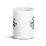 Let's keep the dumbfuckery to a minimum white glossy mug