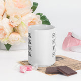 F*ck this White glossy mug