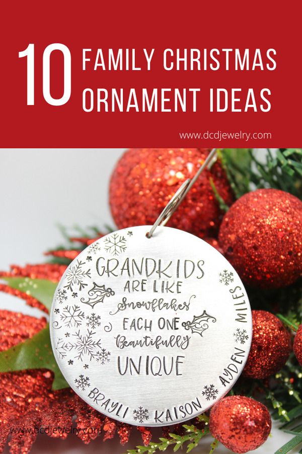 10 Family Christmas Ornament Ideas