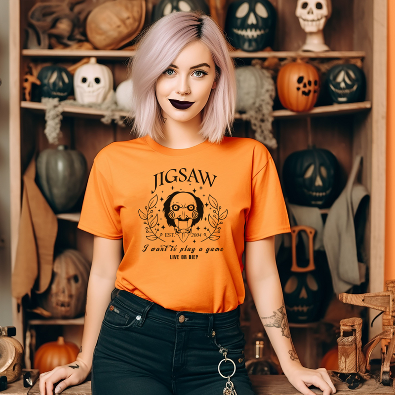 Jigsaw Halloween Graphic Tee