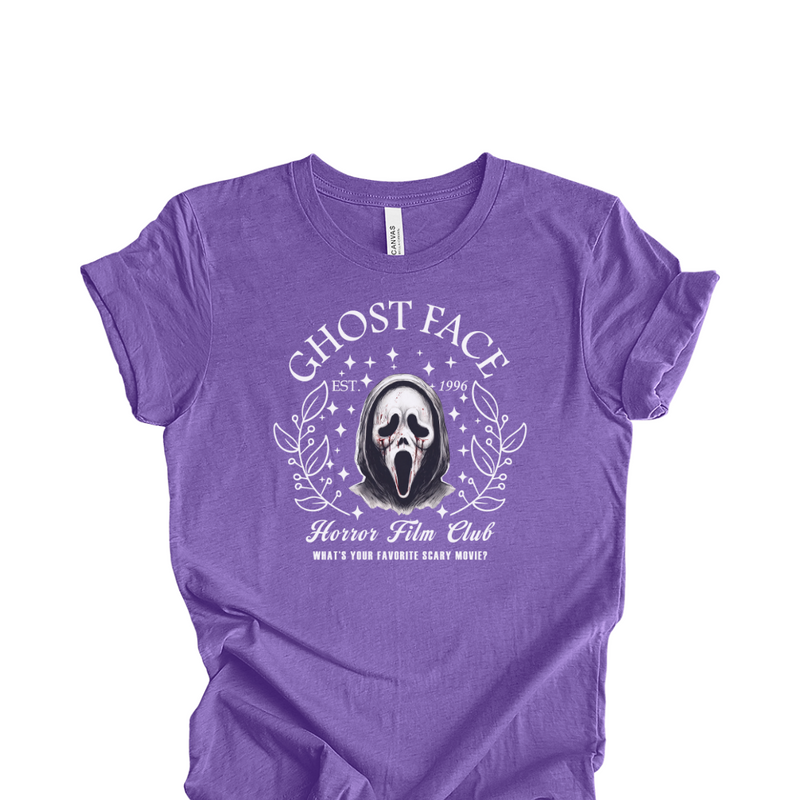 Ghost Face Halloween Graphic Tee