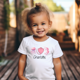 Personalized Sea Creature T-Shirt, Name T-Shirt for Girls