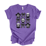 Coquette Horror Friends Halloween Graphic Tee Version 3