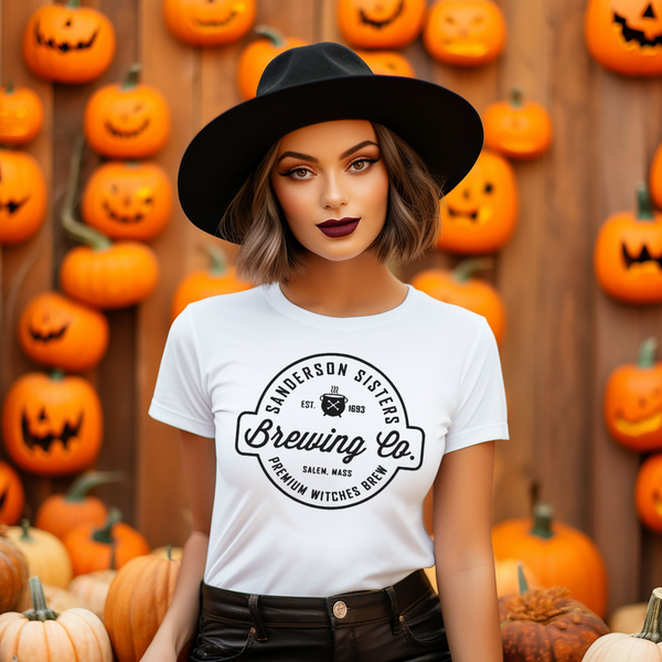 Sanderson Sisters Brewing Co Halloween Graphic Tee