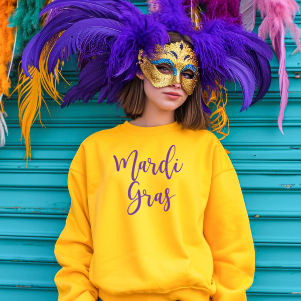 Mardi Gras sweatshirt