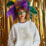Louisiana Krewes Mardi Gras sweatshirt | Exclusive Limited Edition
