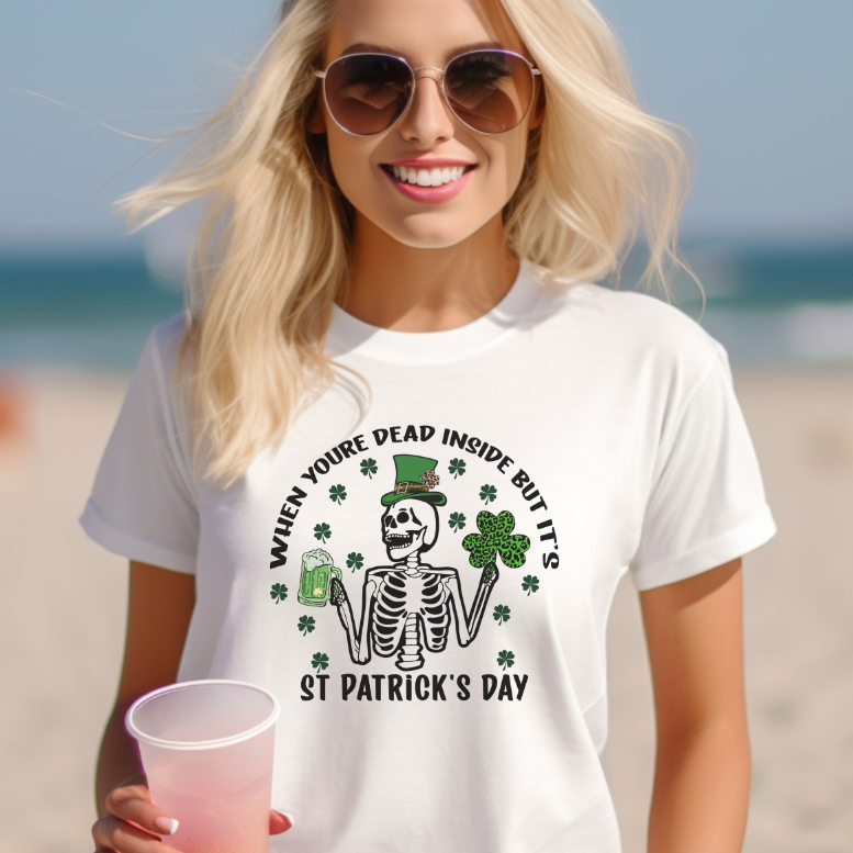 Dead Inside St. Patrick's Day T-Shirt