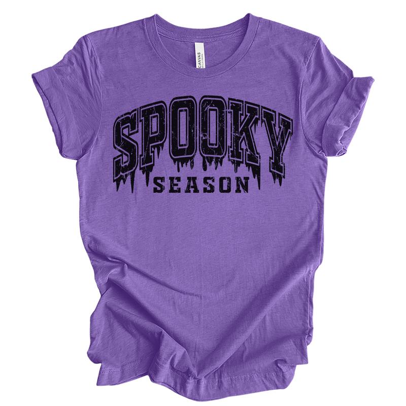 Distressed Spooky Season Halloween Graphic Tee