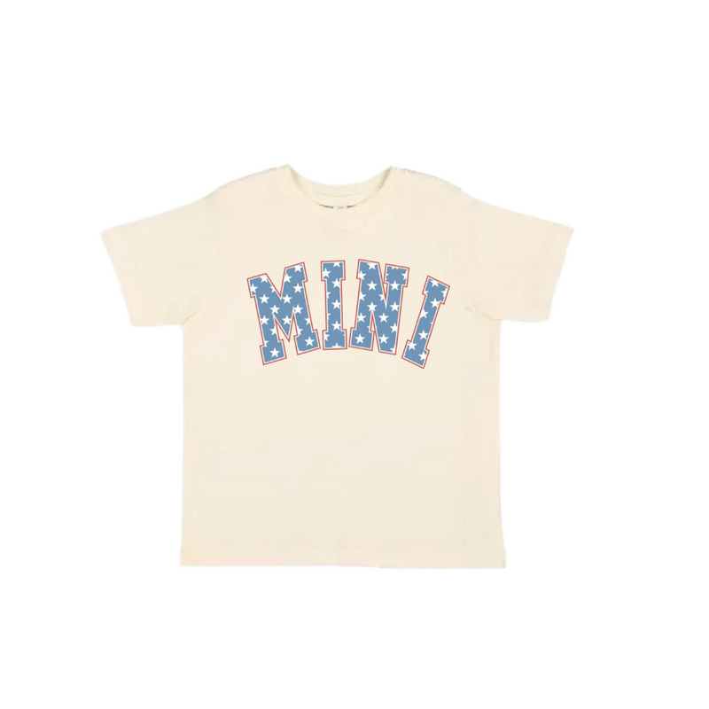 Mini 4th of July T-Shirt in cream