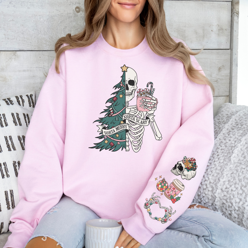 Sorta Merry Sorta Scary Christmas Sweatshirt