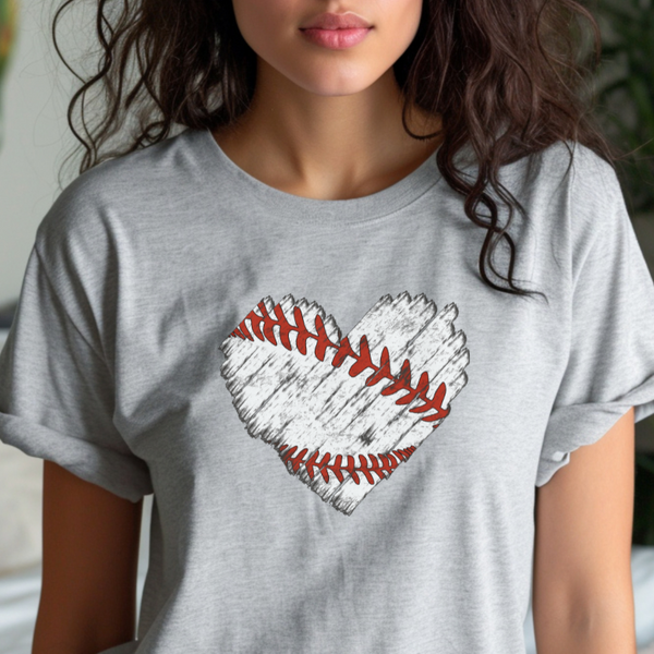Softball Heart T-Shirt