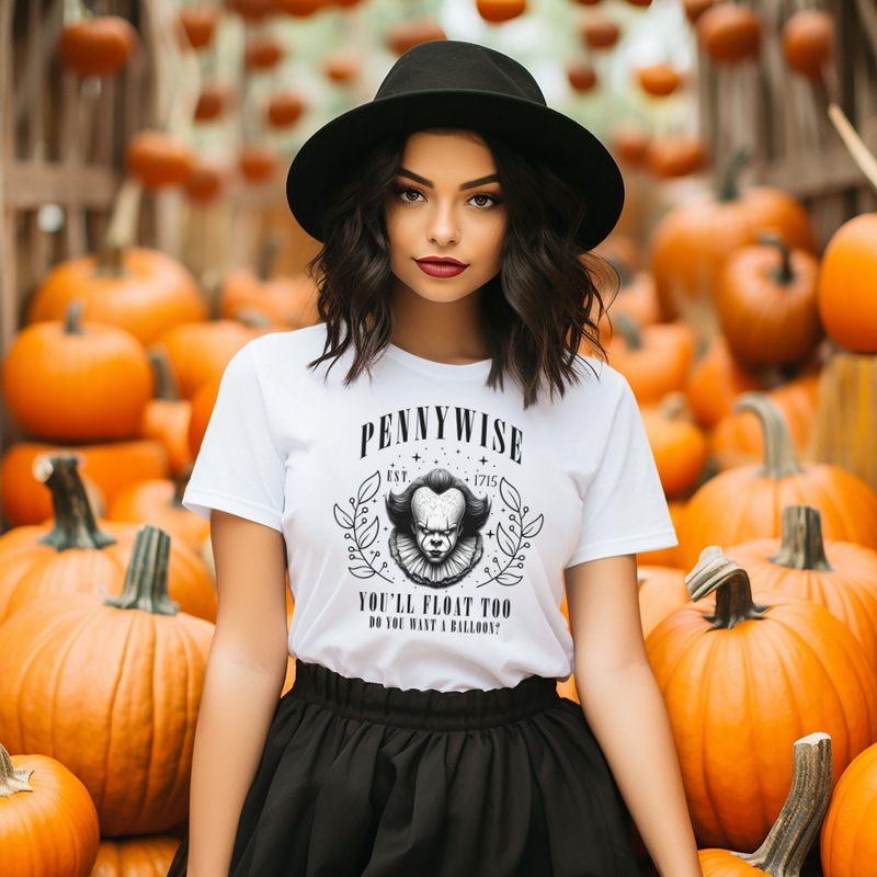 Clown Halloween Graphic Tee