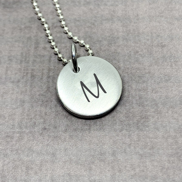 Initial necklace