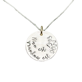 Mom Grandma Established Personalized Mom Necklace with dates