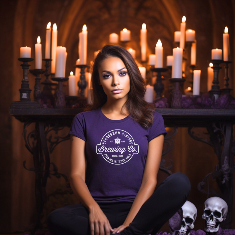 Sanderson Sisters Brewing Co Halloween Graphic Tee