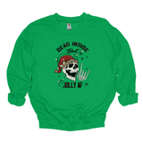 Dead Inside But Jolly AF Christmas Sweatshirt